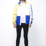 Members Only Men's Nautical Color Block Jacket Yellow Size Small