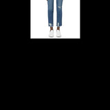 Hudson Jeans Nico Distressed Crop Straight Leg Jeans In Sea Glass Size 32