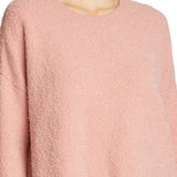Eileen Fisher Women's Blush Crewneck Boxy Pullover Size Medium