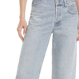 AGOLDE Broken Waistband Super High Waist Loose Organic Cotton Jeans in Sideline Size 27