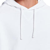 And Now This Men's Fleece Pullover Hoodie White Size Small