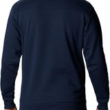 Columbia Men's Hart Mountain Ii Crew Sweatshirt Blue Size Small