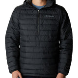 Columbia Men's Powder Lite Water Resistant Quilted Puffer Anorak Black Size Medium