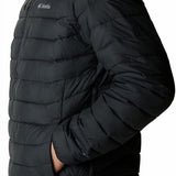 Columbia Men's Powder Lite Water Resistant Quilted Puffer Anorak Black Size Medium