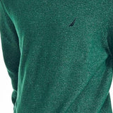 Nautica Men's Heathered Long Sleeve Crewneck Sweater Green Size XX-Large