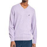 Nautica Men's Navtech Performance Classic Fit Soft V Neck Sweater Purple Size XXX-Large