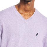 Nautica Men's Navtech Performance Classic Fit Soft V Neck Sweater Purple Size XXX-Large