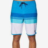 O'Neill Men's Four Square Stripe Board Shorts Blue Size 28