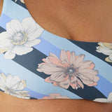 O'Neill One-Shoulder Bikini Top in Slate Size X-Large
