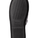 Isotoner Men's Wallace Fair Isle Clog Slippers Black