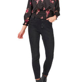 Vince Camuto Women's Vermillion Floral Smocked Waist Top Size Medium