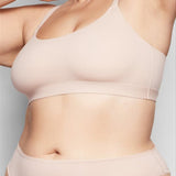 SKIMS Fits Everybody Scoop Neck Bralette in Mica Size M