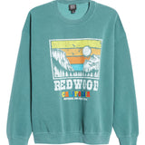BDG Urban Outfitters Women's Redwood Cali Crewneck Sweatshirt in Green , Size Small