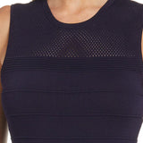 Vince Camuto Sleeveless Knit Dress In Navy Size Medium