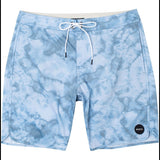 RVCA Arch Floral Board Shorts in Tie Dye Blue Size 38