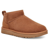 Ugg Classic Ultra Mini Booties for Women - Size 8 in Chestnut Brown