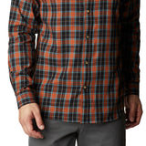 Columbia Men's Vapor Ridge Iii Long Sleeve Shirt Brown Size XX-Large