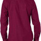 Calvin Klein Men's Slim Fit Non Iron Stain Shield Solid Dress Shirt Red Size 17X32X33