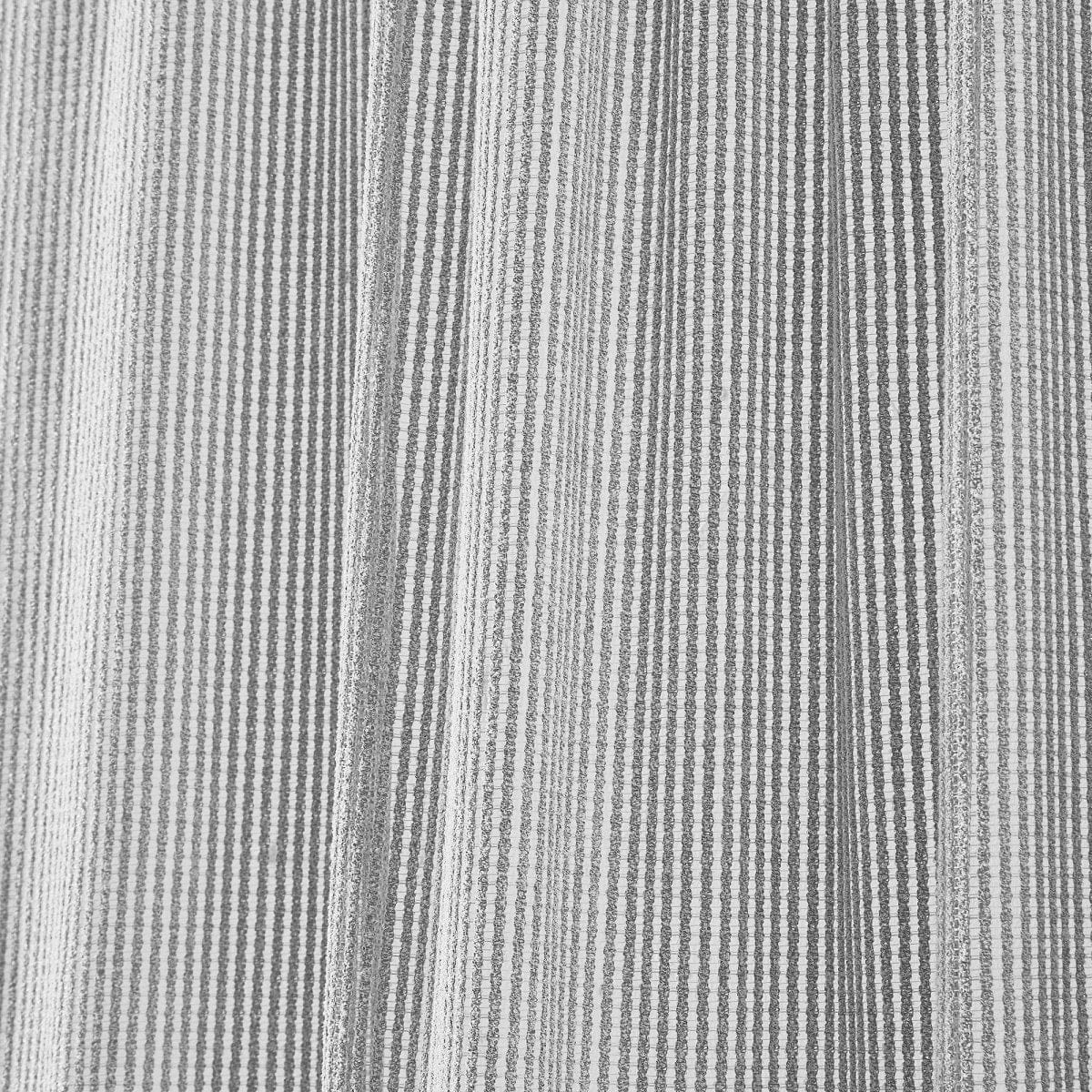 Milla Knitted Textured Sheer Window Curtain Panel Pair