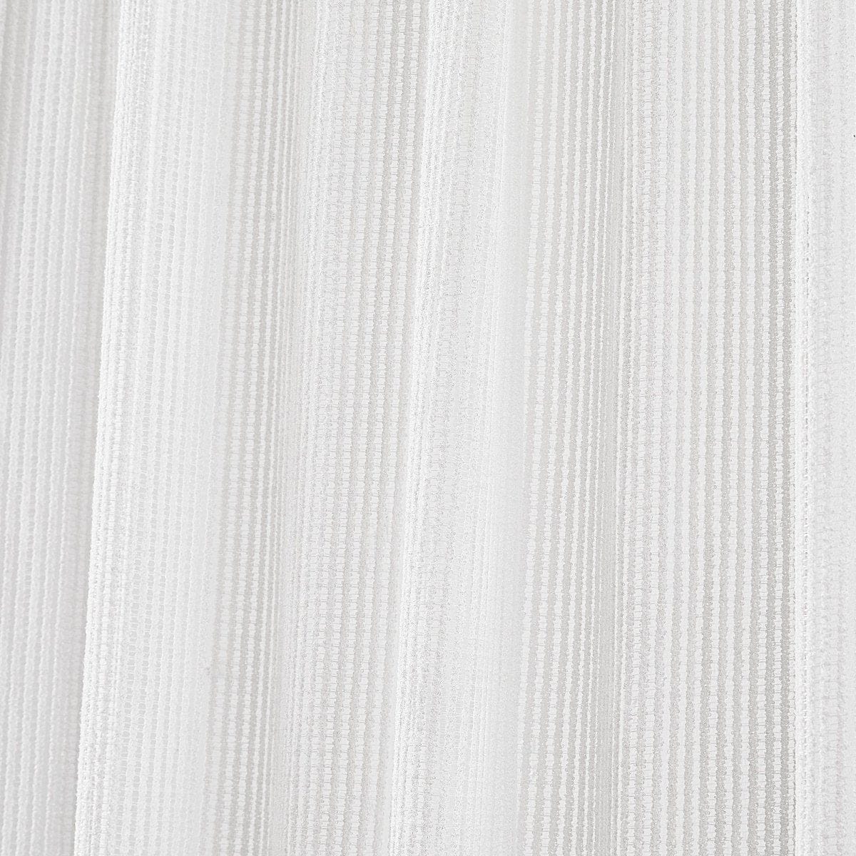 Milla Knitted Textured Sheer Window Curtain Panel Pair