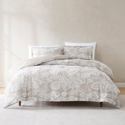 Bali Tropical Leaves Gauze Jacquard Duvet Cover Set