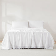 Coastal Chic Scalloped Edge Cotton Sheet Set