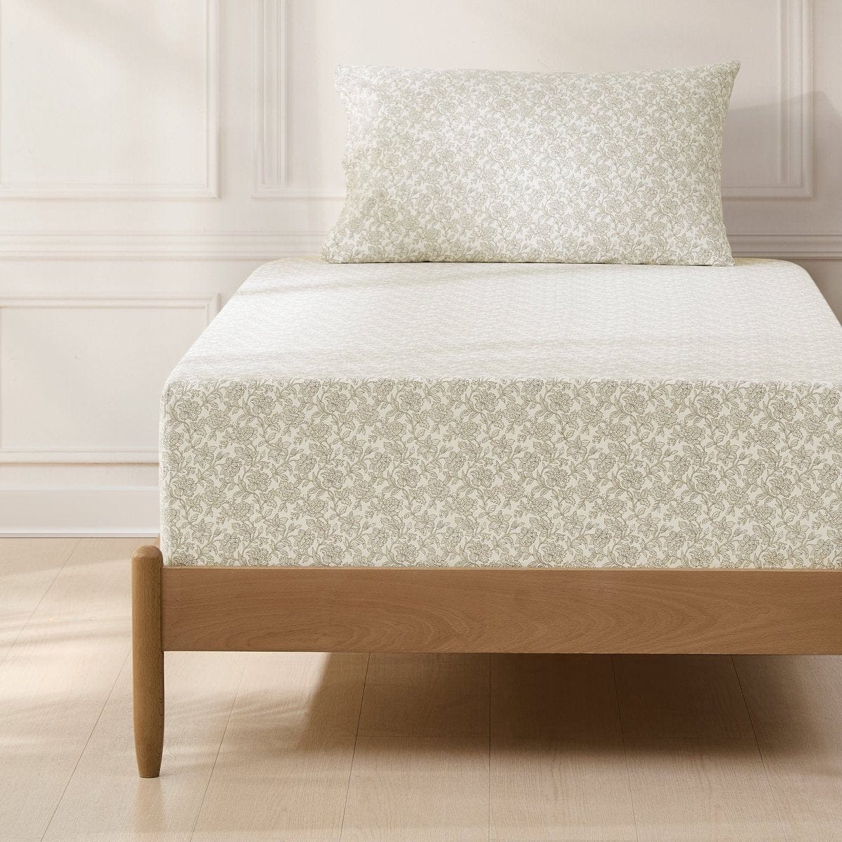 Zara Floral Block Cotton Sheet Set