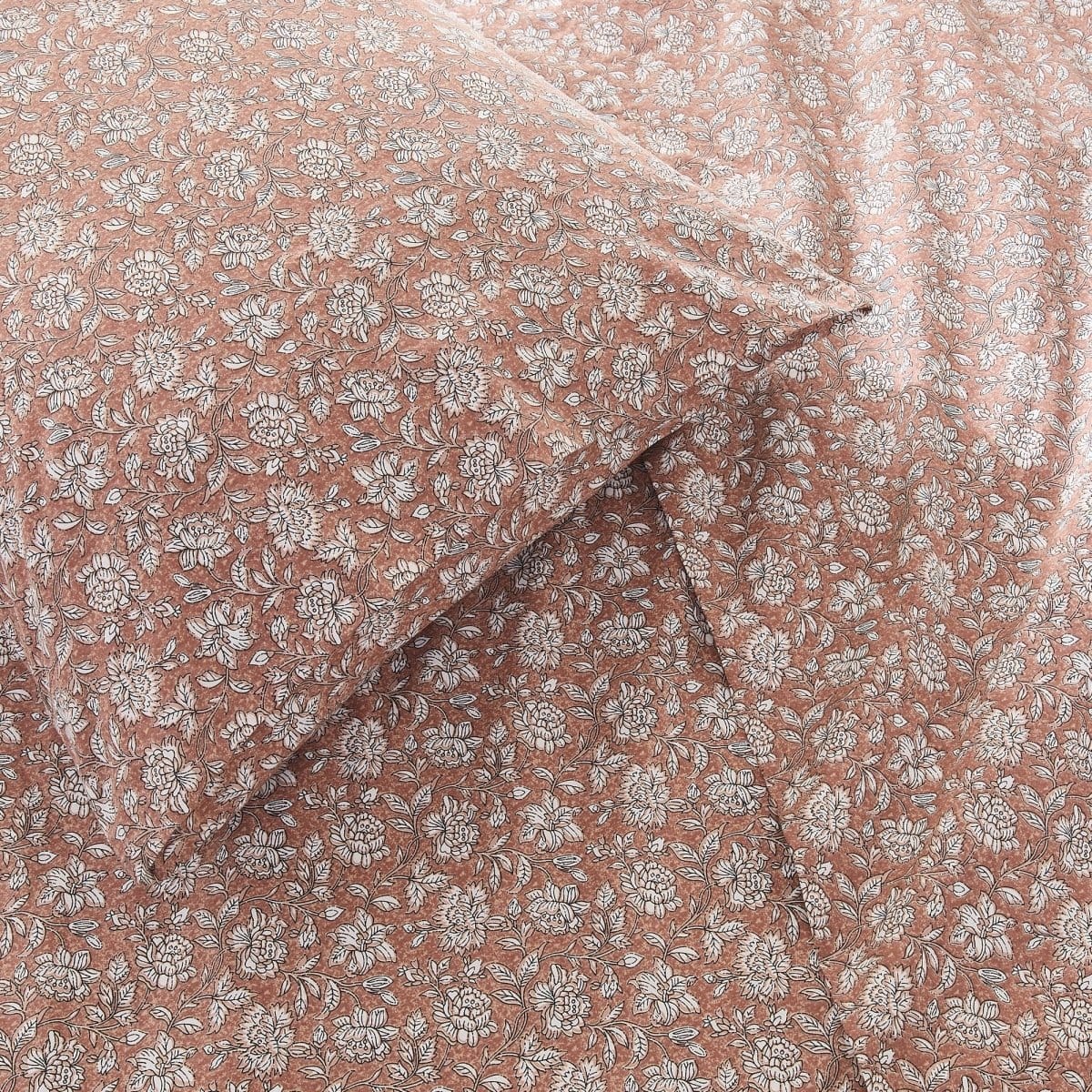 Zara Floral Block Cotton Sheet Set