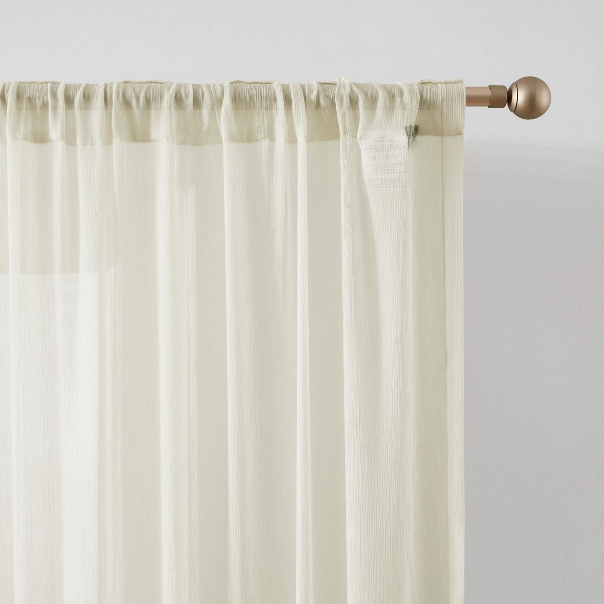 Georgette Sheer Window Curtain Panels