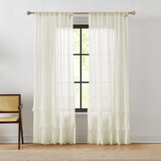 Georgette Sheer Window Curtain Panels