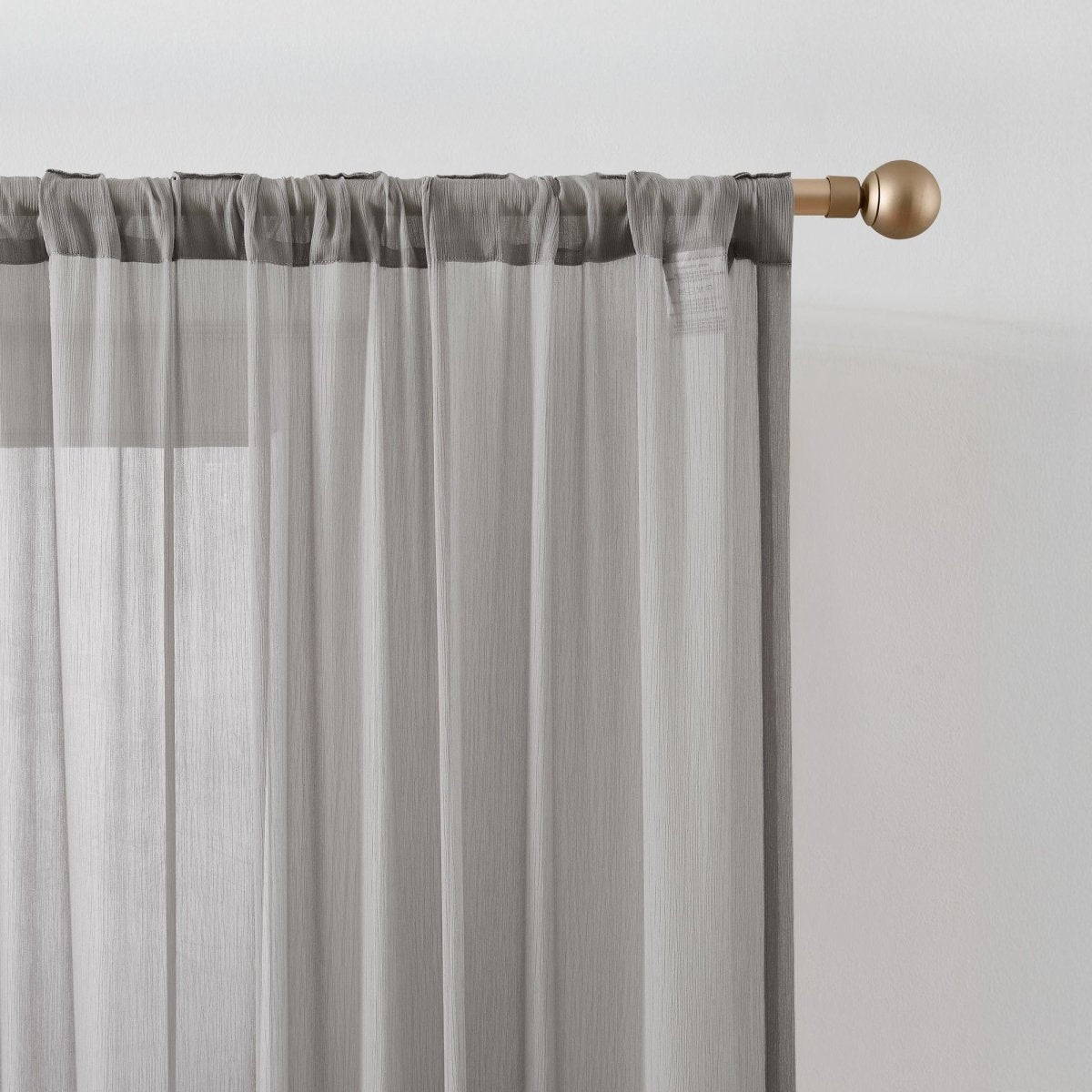 Georgette Sheer Window Curtain Panels