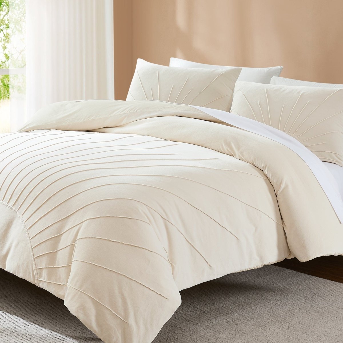Solar Drift Velvet Duvet Cover Set