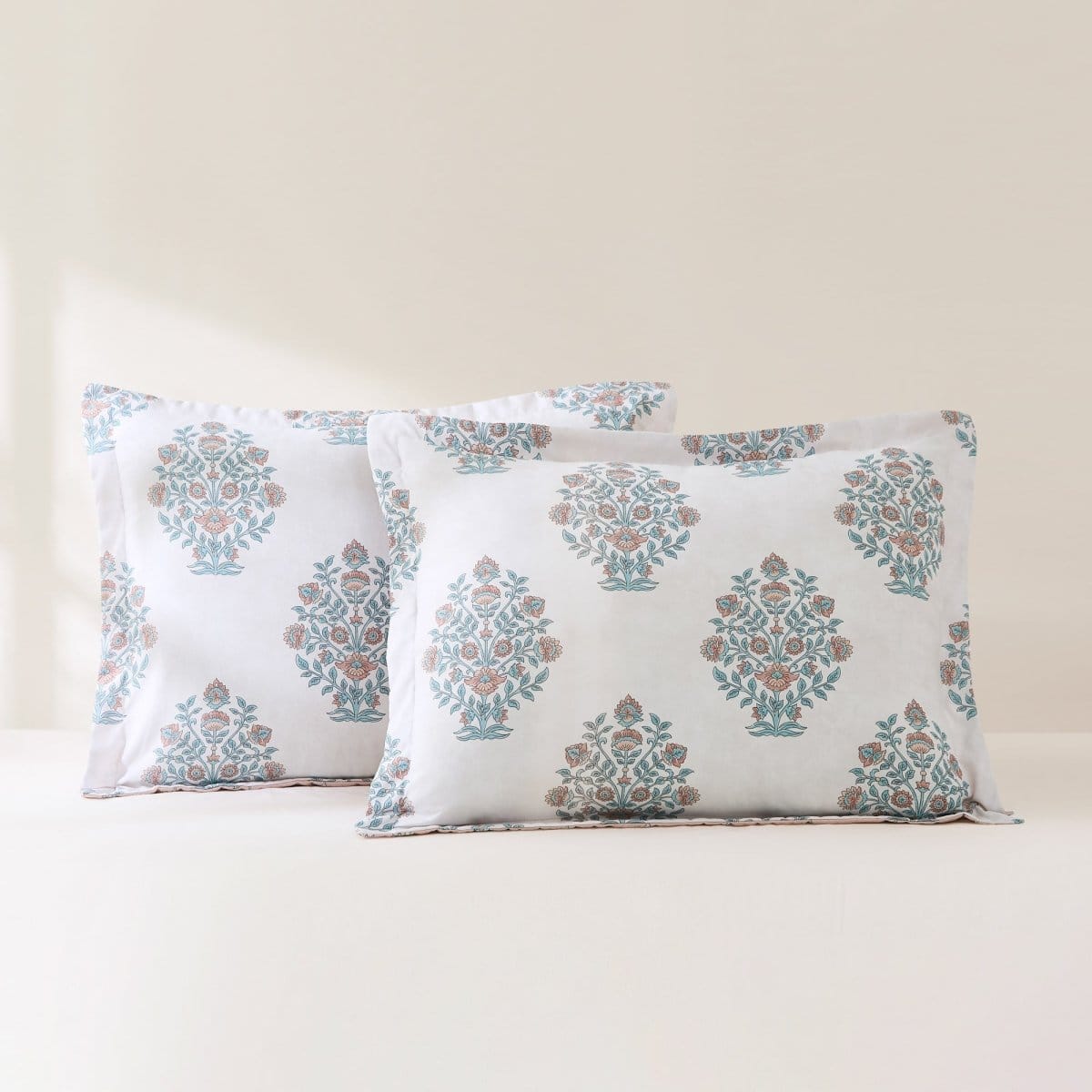 Sofia Flower Block Bouquet Comforter 5pc Set