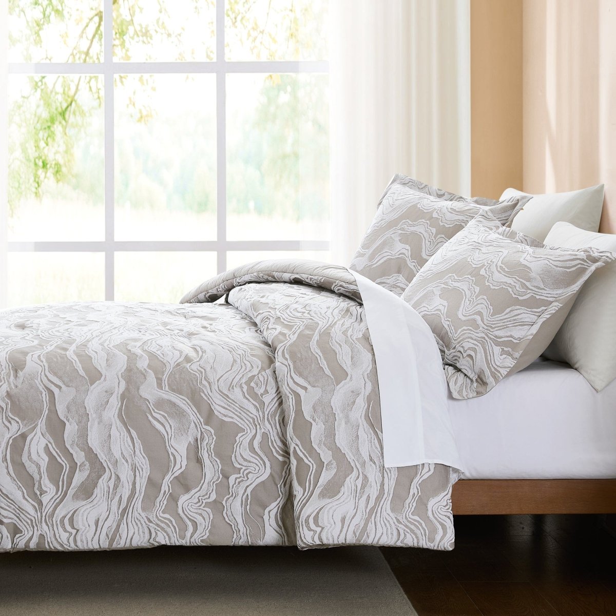 Cascade Wave Comforter Set