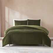 Pleated Groove Comforter Set