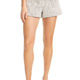 Cinq A Sept Galena Women's Tweed Shorts - Black, Size 6