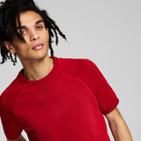 And Now This Men's Short Sleeve Sweatshirt Red Size XX-Large