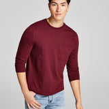 And Now This Men's Pocket Long Sleeve T-Shirt Red