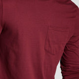 And Now This Men's Pocket Long Sleeve T-Shirt Red