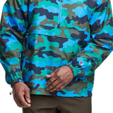 Champion Men's Athletics Packable All Over Print Jacket Blue Size X-Large