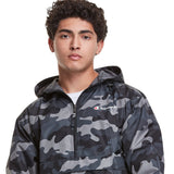 Champion Men's Athletics Packable All Over Print Jacket Gray Size XX-Large