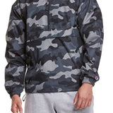 Champion Men's Athletics Packable All Over Print Jacket Gray Size XX-Large