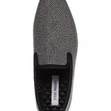 Steve Madden Men's Mezoryz Stud Smoking Slipper Black/silver