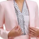 Calvin Klein Women's Open Front Topper Jacket Pink Size 2 Petite