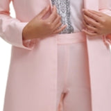 Calvin Klein Women's Open Front Topper Jacket Pink Size 2 Petite