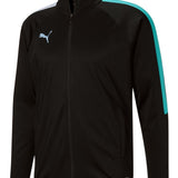 Puma Men's Speed Moisture Wicking Full Zip Logo Track Jacket Black Size Small