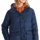 Marmot Women's Strollbridge Down Parka Jacket Blue Size Large