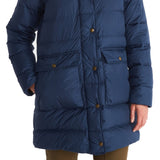 Marmot Women's Strollbridge Down Parka Jacket Blue Size Large