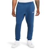 Nike Sportswear Men's Club Pocket Fleece Joggers in Dark Marina Blue/White Size Medium