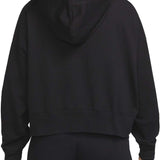 Nike Sportswear Oversize Cotton Jersey Hoodie in Black/White Size XS